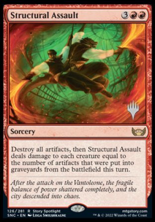 Structural Assault (Promo Pack) [Streets of New Capenna Promos] | Tacoma Games