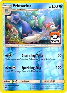 Primarina - 41/149 (League Promo) (41) [League & Championship Cards] | Tacoma Games