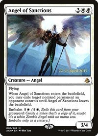 Angel of Sanctions [Amonkhet Promos] | Tacoma Games