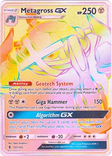 Metagross GX (Secret) (157) [SM - Guardians Rising] | Tacoma Games