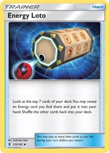 Energy Loto (122) [SM - Guardians Rising] | Tacoma Games