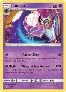 Lunala (SM Guardians Rising) (61) [Deck Exclusives] | Tacoma Games