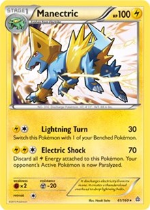 Manectric (XY Primal Clash) (61) [Deck Exclusives] | Tacoma Games