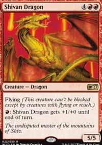 Shivan Dragon [Welcome Deck 2017] | Tacoma Games