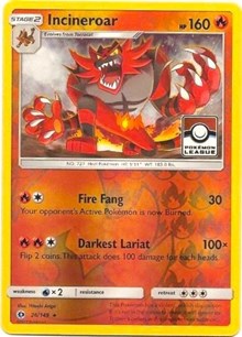 Incineroar - 26/149 (League Promo) (26) [League & Championship Cards] | Tacoma Games