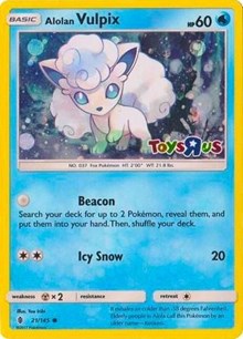 Alolan Vulpix (Toys R Us Promo) (21) [Miscellaneous Cards & Products] | Tacoma Games