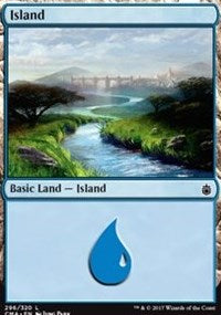 Island (296) [Commander Anthology] | Tacoma Games