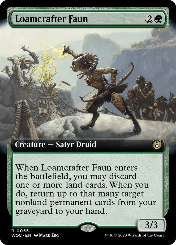 Loamcrafter Faun (Extended Art) [Wilds of Eldraine Commander] | Tacoma Games