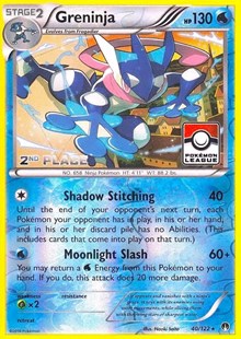 Greninja - 40/122 (League Promo) [2nd Place] (40) [League & Championship Cards] | Tacoma Games