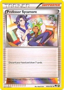 Professor Sycamore (Holo) (107a) [Alternate Art Promos] | Tacoma Games