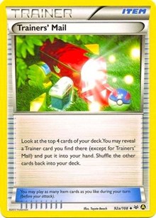 Trainers' Mail (Non-Holo) (92a) [Alternate Art Promos] | Tacoma Games