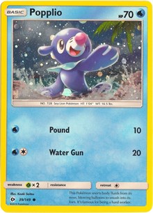 Popplio (Cosmos Holo) (39) [Miscellaneous Cards & Products] | Tacoma Games