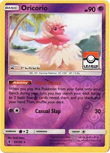 Oricorio - 55/145 (League Promo) [2nd Place] (55) [League & Championship Cards] | Tacoma Games