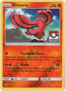 Oricorio - 14/145 (League Promo) (14) [League & Championship Cards] | Tacoma Games