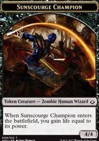 Sunscourge Champion Token [Hour of Devastation Tokens] | Tacoma Games