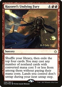 Hazoret's Undying Fury [Hour of Devastation Promos] | Tacoma Games