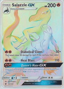 Salazzle GX (Secret) (151) [SM - Burning Shadows] | Tacoma Games