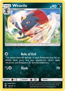 Weavile (86) [SM - Burning Shadows] | Tacoma Games