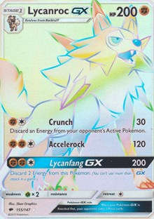 Lycanroc GX (Secret) (155) [SM - Burning Shadows] | Tacoma Games