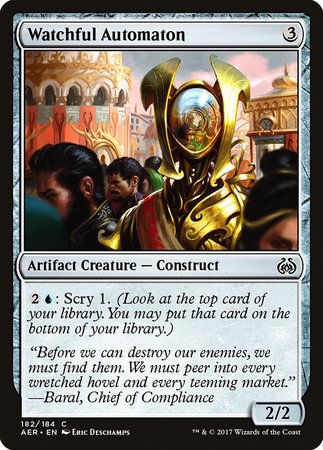 Watchful Automaton [Aether Revolt] | Tacoma Games