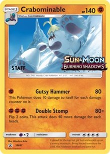 Crabominable - SM47 - Staff Prerelease Promo (SM47) [SM Promos] | Tacoma Games