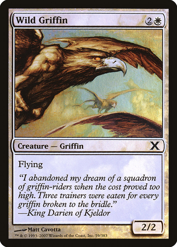 Wild Griffin (Premium Foil) [Tenth Edition] | Tacoma Games