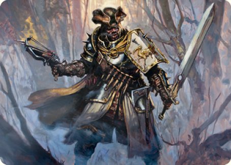 Brutal Cathar Art Card [Innistrad: Midnight Hunt Art Series] | Tacoma Games