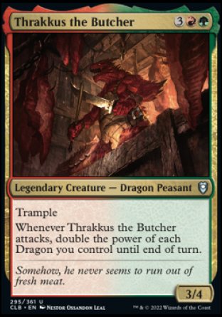 Thrakkus the Butcher [Commander Legends: Battle for Baldur's Gate] | Tacoma Games