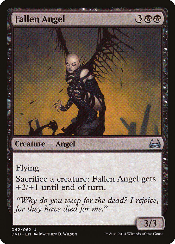 Fallen Angel (Divine vs. Demonic) [Duel Decks Anthology] | Tacoma Games