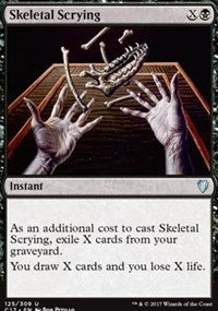 Skeletal Scrying [Commander 2017] | Tacoma Games