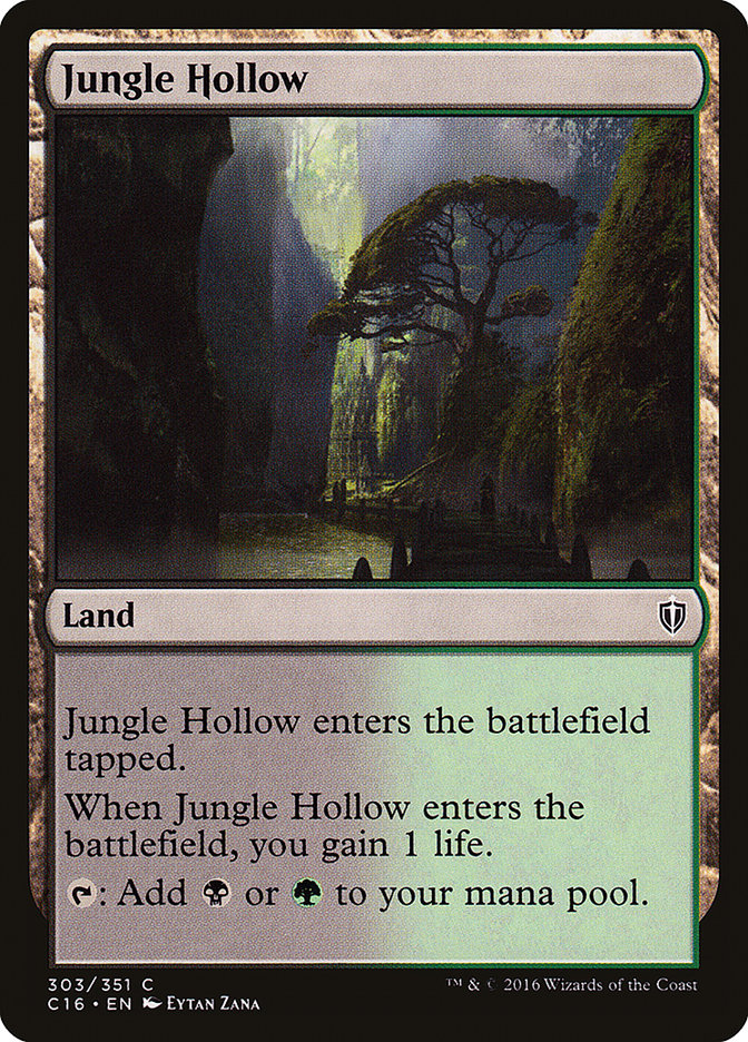 Jungle Hollow [Commander 2016] | Tacoma Games