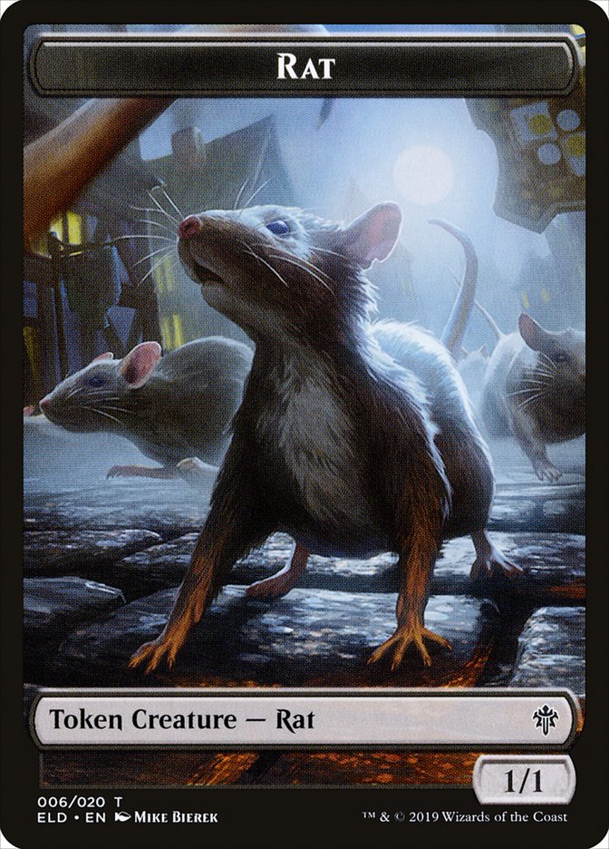 Rat [Throne of Eldraine Tokens] | Tacoma Games