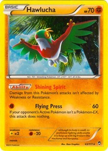 Hawlucha (Cosmos Holo) - 63/111 Furious Fists (63) [Blister Exclusives] | Tacoma Games