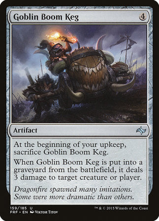 Goblin Boom Keg [Fate Reforged] | Tacoma Games