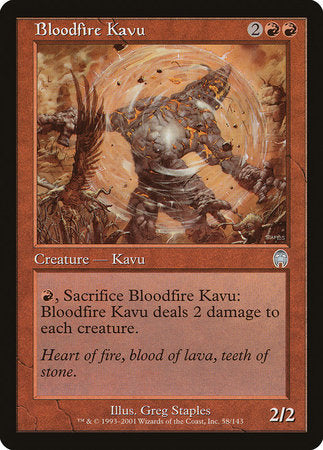 Bloodfire Kavu [Apocalypse] | Tacoma Games