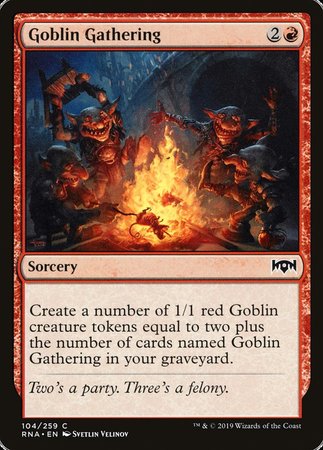 Goblin Gathering [Ravnica Allegiance] | Tacoma Games