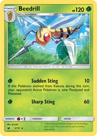 Beedrill (3) [SM - Crimson Invasion] | Tacoma Games