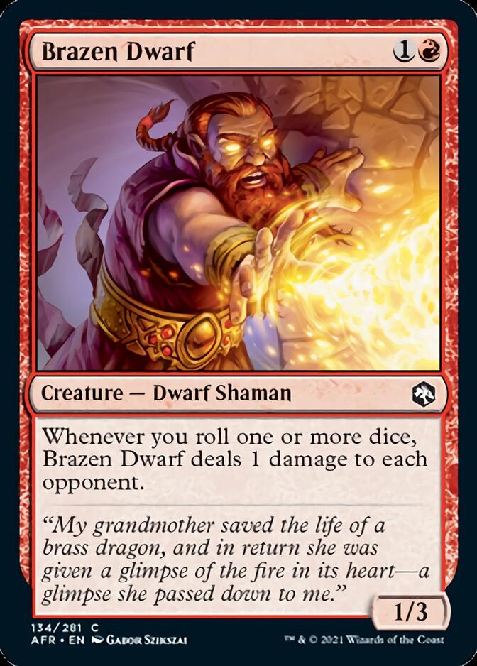 Brazen Dwarf [Dungeons & Dragons: Adventures in the Forgotten Realms] | Tacoma Games