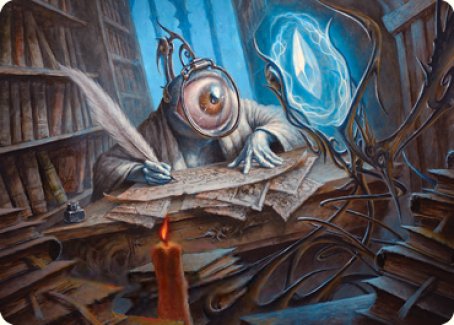 Unblinking Observer Art Card [Innistrad: Midnight Hunt Art Series] | Tacoma Games