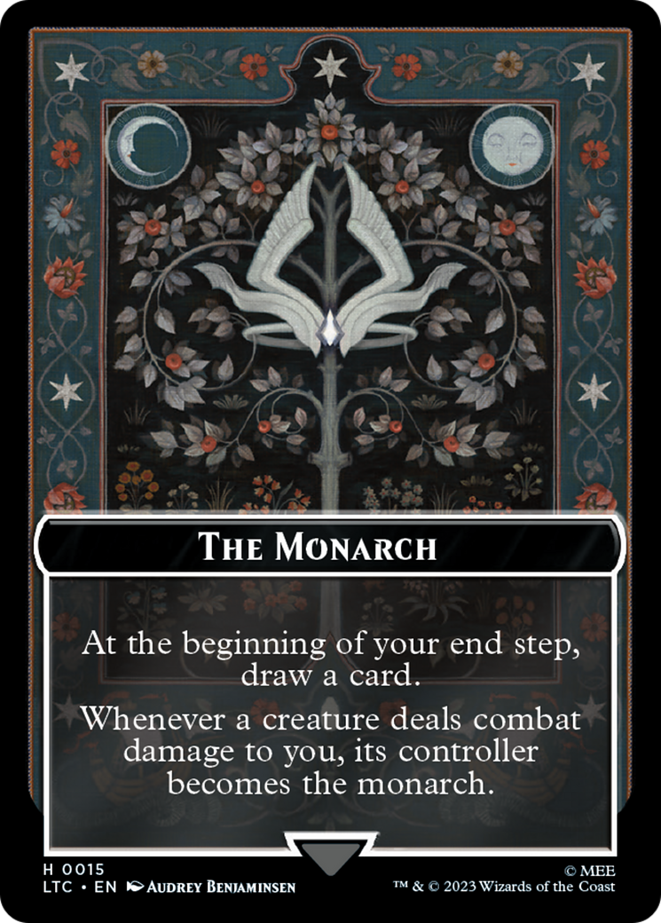 The Monarch // Treasure Double-Sided Token [The Lord of the Rings: Tales of Middle-Earth Commander Tokens] | Tacoma Games