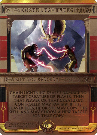 Chain Lightning [Amonkhet Invocations] | Tacoma Games