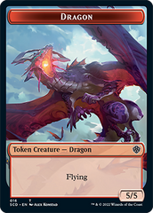 Dragon // Dragon Double-Sided Token [Starter Commander Decks] | Tacoma Games