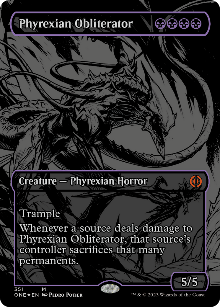 Phyrexian Obliterator (Oil Slick Raised Foil) [Phyrexia: All Will Be One] | Tacoma Games