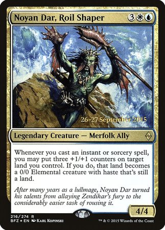 Noyan Dar, Roil Shaper [Battle for Zendikar Promos] | Tacoma Games