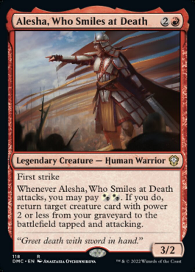 Alesha, Who Smiles at Death [Dominaria United Commander] | Tacoma Games
