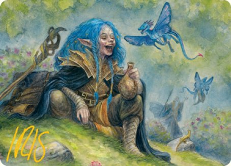 Feywild Trickster Art Card (Gold-Stamped Signature) [Dungeons & Dragons: Adventures in the Forgotten Realms Art Series] | Tacoma Games