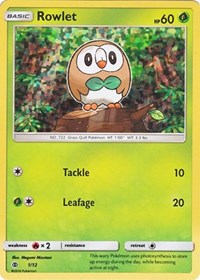 Rowlet (1) [McDonald's Promos 2017] | Tacoma Games