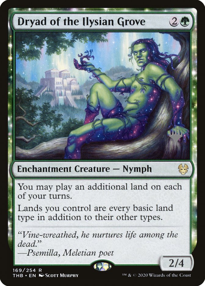 Dryad of the Ilysian Grove (Promo Pack) [Theros Beyond Death Promos] | Tacoma Games