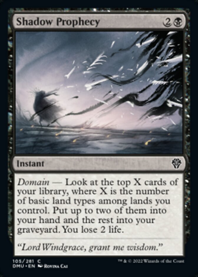 Shadow Prophecy [Dominaria United] | Tacoma Games