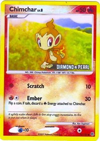 Chimchar (Diamond & Pearl) (76) [Burger King Promos] | Tacoma Games